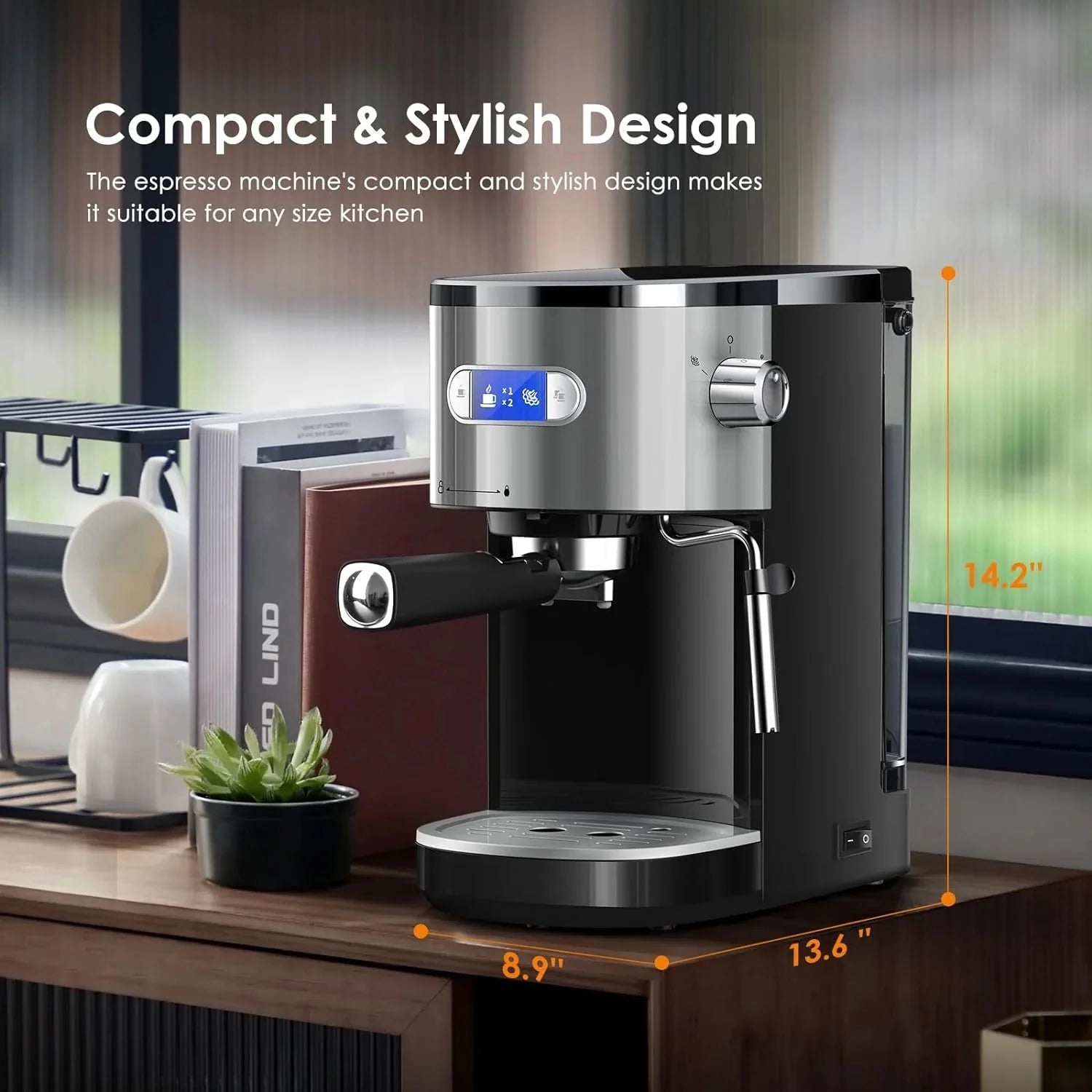 20 Bar Espresso Machines with Grinde CM8031