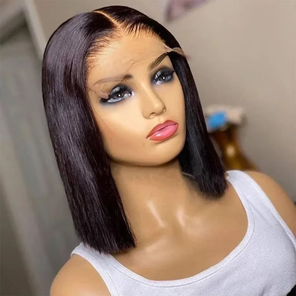 250% Density Bob Wigs | 13x4 HD Lace Frontal Silky Straight 2026