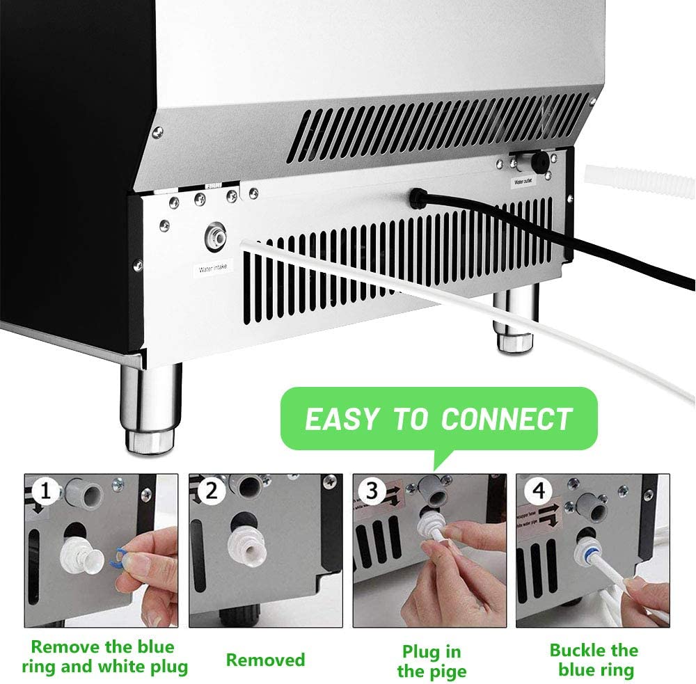 265LBS Freestanding Commercial Ice Maker