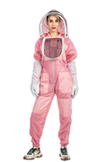 Pink Beekeeping Ventilated Suits with Fencing Veil