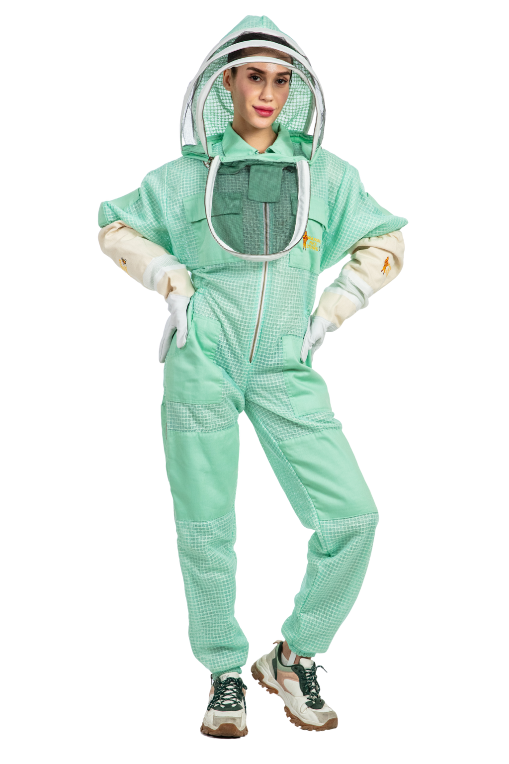 Aqua Beekeeping Ventilated Suits with Fencing Veil