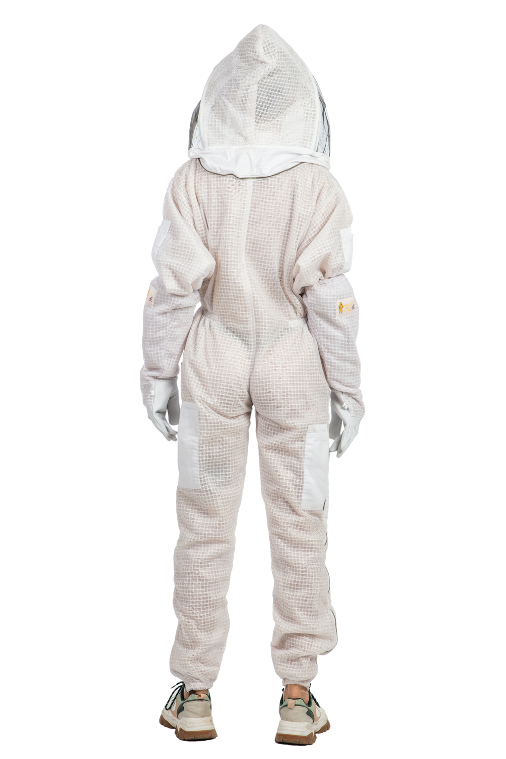White Beekeeping Ventilated Suits with Fencing Veil