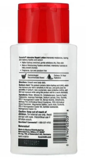Eucerin Intensive Repair Body Lotion (3oz)