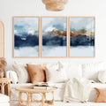 Abstract Landscape Prints - Misty Mountain Wall Art