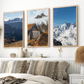 3 Piece Autumn Mountain, Forest, Lake Wall Art – Nordic Photo Set