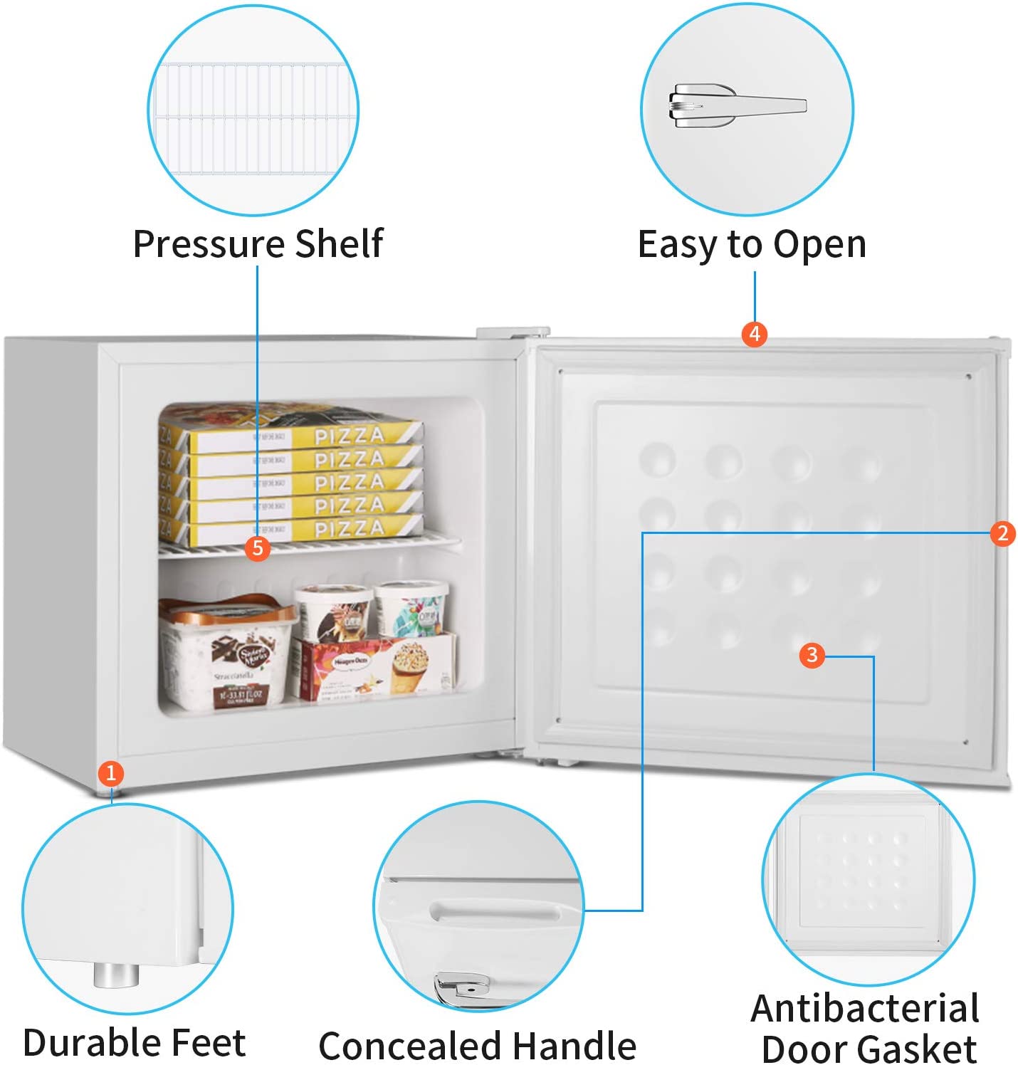Compact Upright Freezer D6835