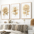Floral Prints – Pastel Botanical Wall Art Set of 3