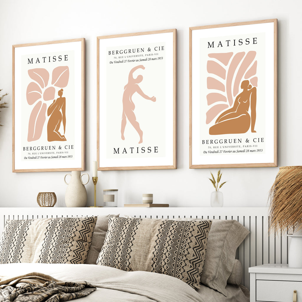 Henri Matisse Prints – Abstract Figure Art Set of 3
