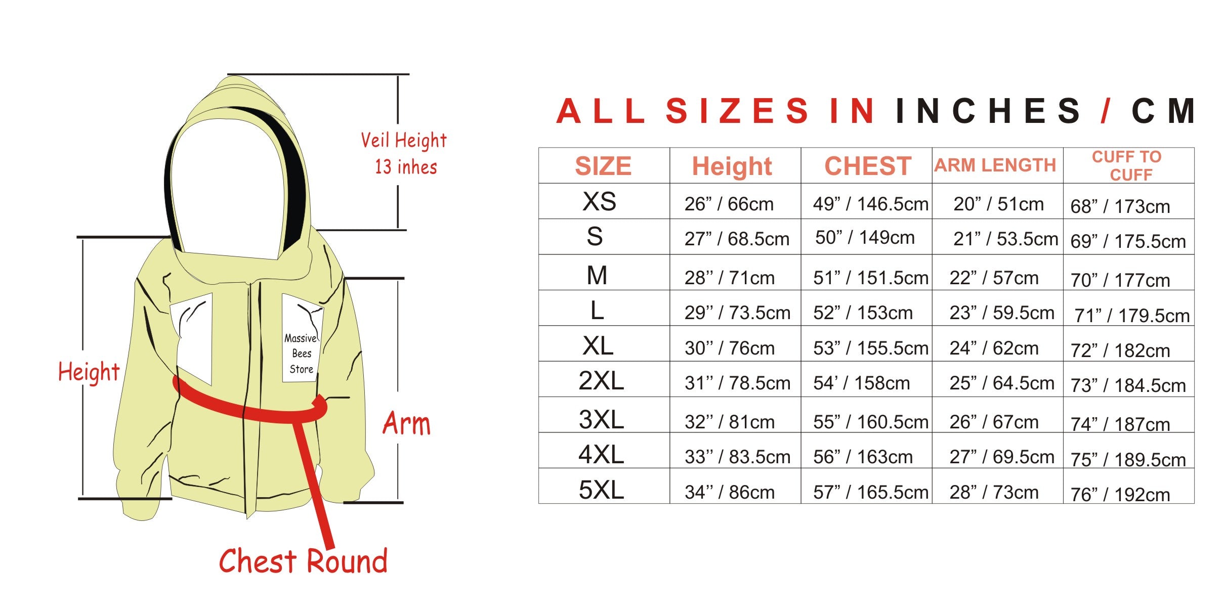 Yellow Beekeeping Ventilated Jacket with Square Veil