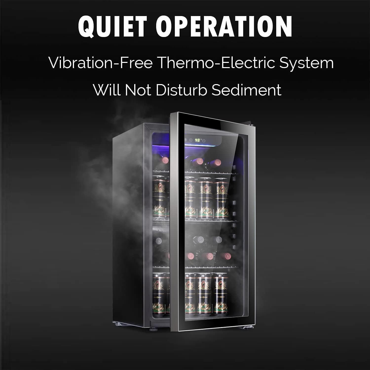 3.2 cu.ft  Wine Cooler/Cabinet Beverage Refrigerator W5899H