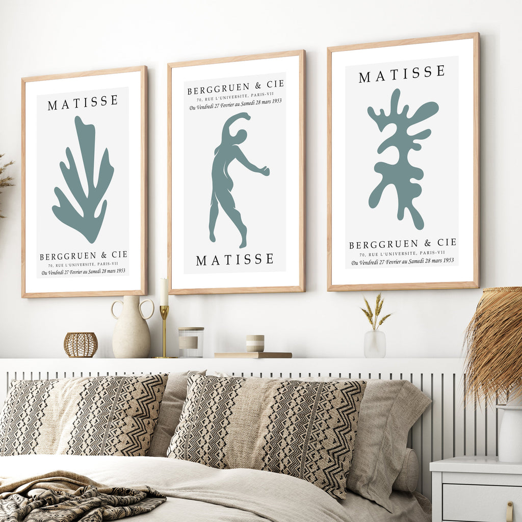 Matisse Art Prints Set of 3 – Minimalist Abstract Wall Art