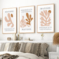 Matisse Poster Print – Neutral Abstract Wall Art Set of 3