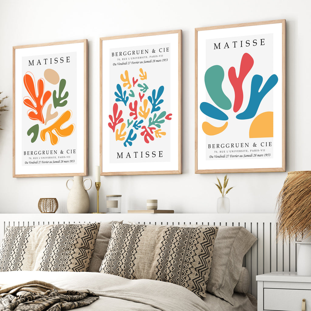 Matisse Wall Art – Colorful Abstract Print Set of 3