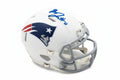 Marcus Jones New England Autographed Rivalries Mini-Helmet