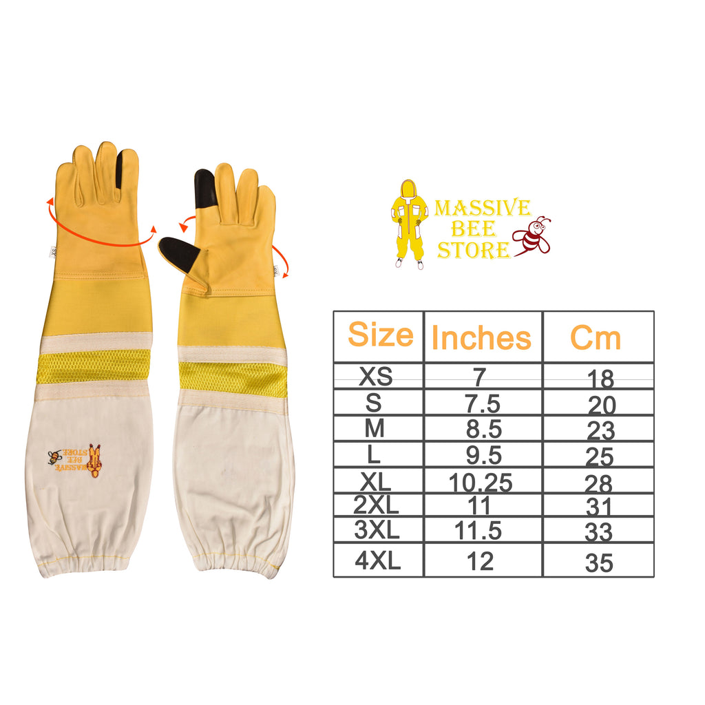 Touch Screen Beekeeping Ventilated Gloves