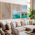Tropical Beach Wall Art Set – Relaxing Coastal Print Trio